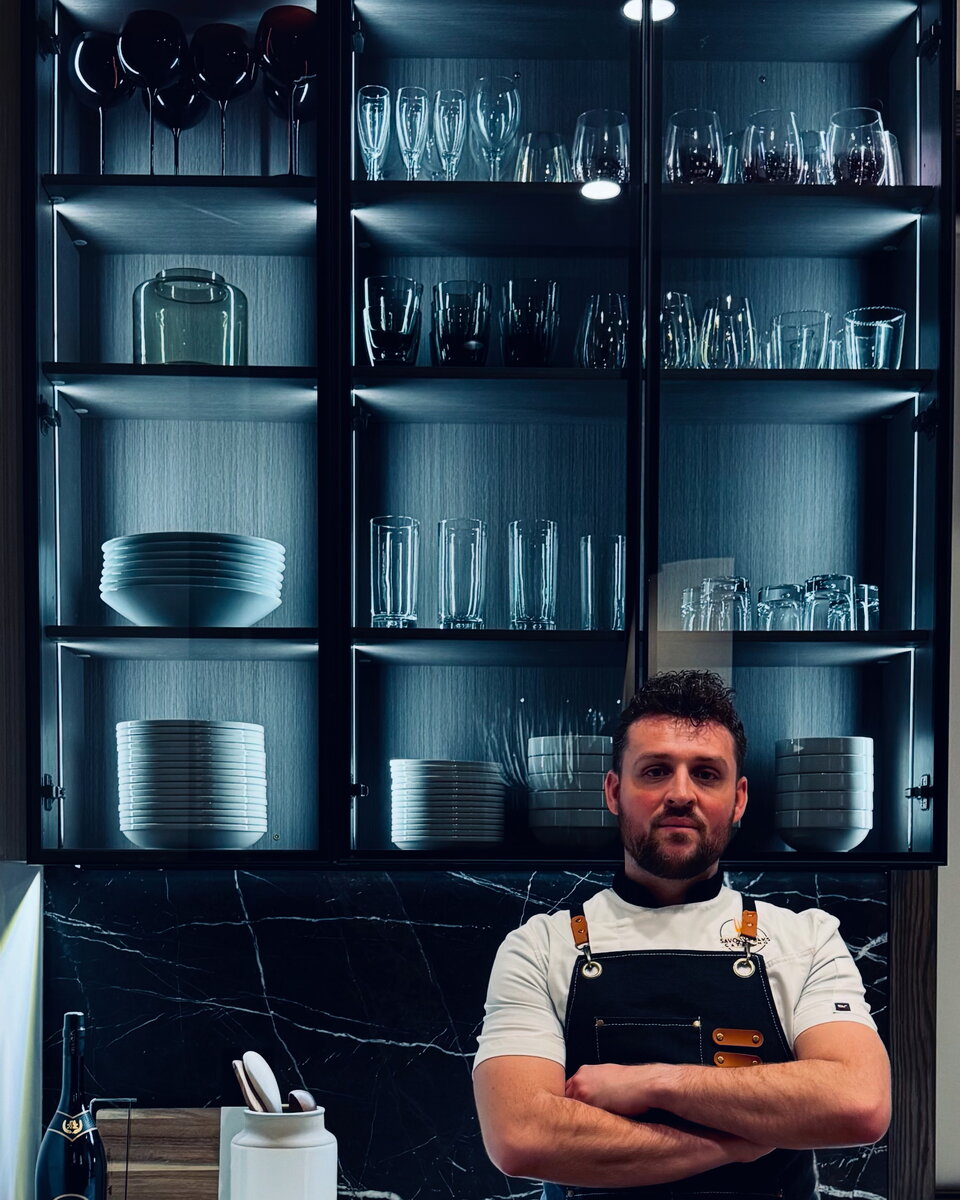 Chef Ed Bohme, owner of Savory Peaks Catering